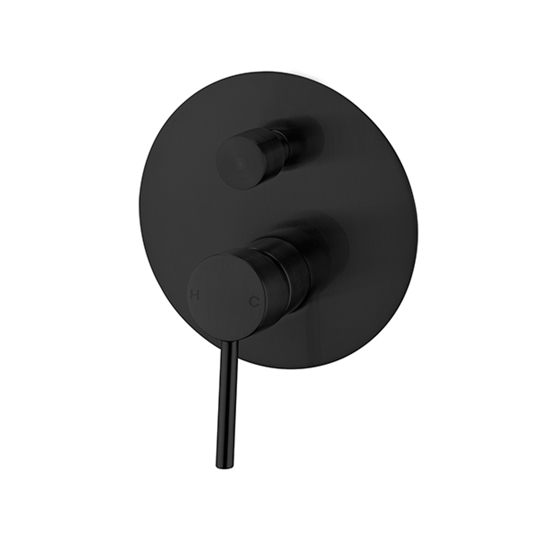 Nero Dolce Shower Mixer With Divertor Shower - Matt Black