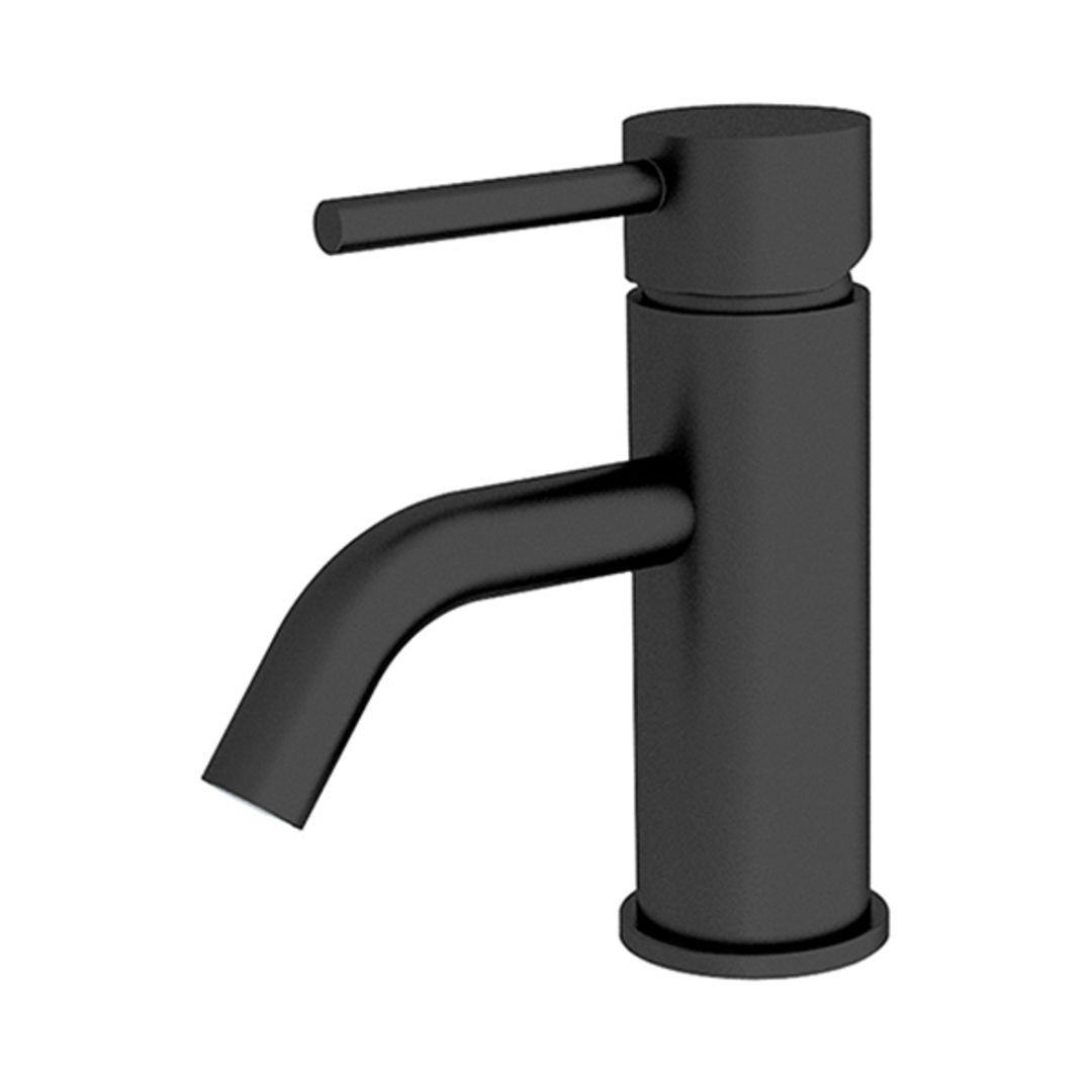 Nero Dolce Basin Mixer Stylish Spout Shower - Matt Black