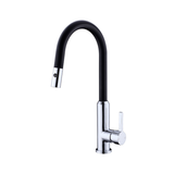 Pearl Pull Out Sink Nero Mixer With Vegie Spray Function Shower - Matte Black