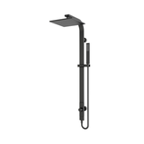 Rain Square Nero Shower Set Single Hose Shower - Matt Black
