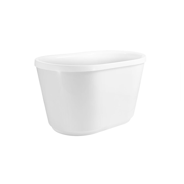 BNK Naga Oval Freestanding Bath 1200 X 720 X 650mm Gloss White