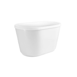 BNK Naga Oval Freestanding Bath 1200 X 720 X 650mm - Gloss White