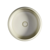 Bnk Naga Versilia Ceramic Basin Above Counter Round Matte Sand 400*400*115Mm