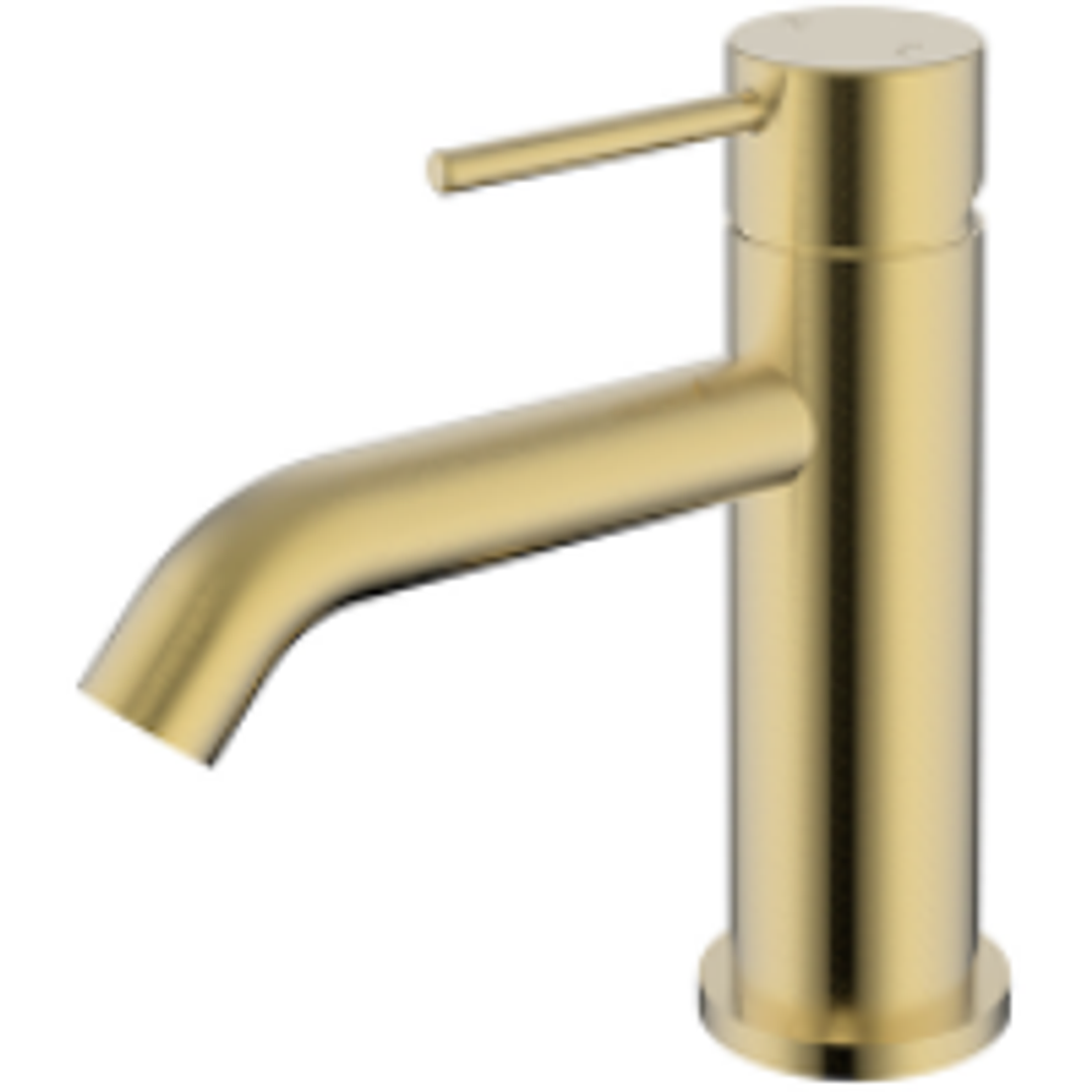 Bella Vista Ikon Hali Basin Mixer - Brushed Gold