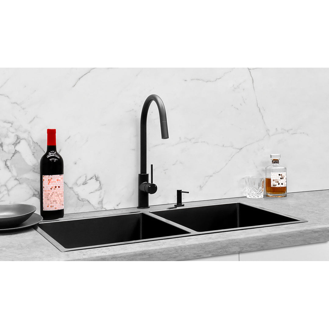 Meir Kitchen Sink Double Bowl 860 X 440 - Shadow