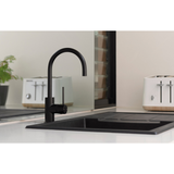 Vivid Slimline Sink Phoenix Mixer 160mm G/Neck - Matte Black