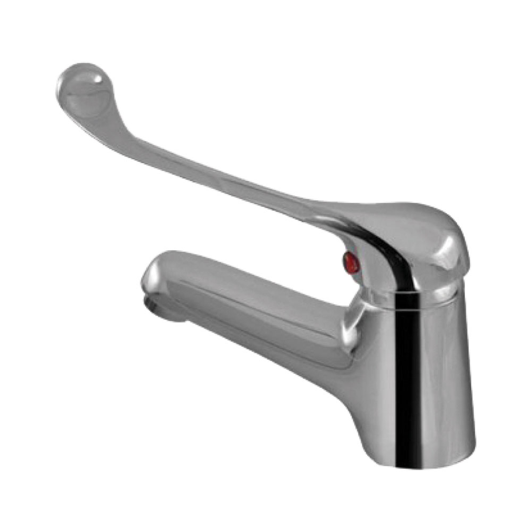 Stella Care Fixed Basin Fienza Mixer With Rubber Lined Flexi-Hose(P#:211103D)