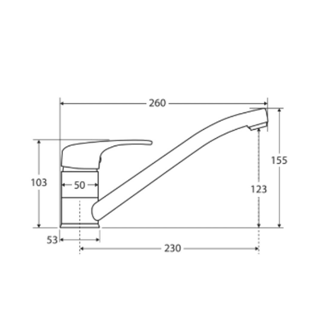 Eco Sink Fienza Mixer