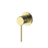Greens Maci Shower Trim With Mini Plate - Brushed Brass