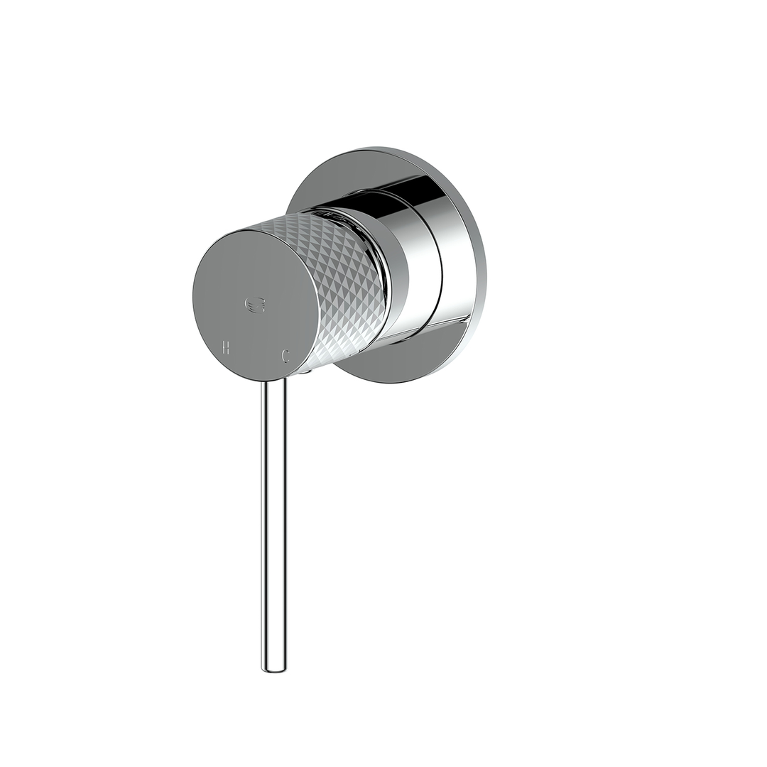 Greens Mika Shower Trim With Mini Plate - Chrome