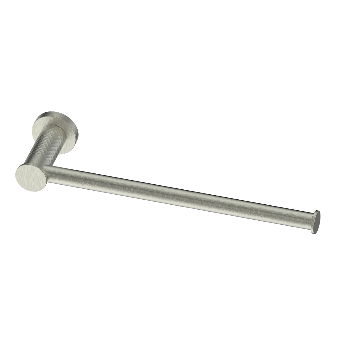 Greens Reflect Hand Towel Holder - Brushed Nickel