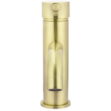 Meir Round Basin Mixer Curved - Tiger Bronze