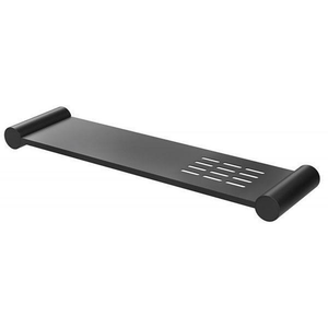 Phoenix Vivid Slimline Shower Shelf 370mm - Matte Black