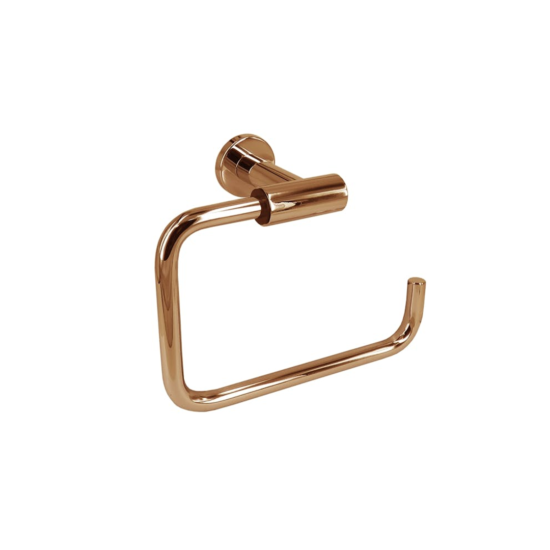 AXUS TOWEL RING_BRUSHED ROSE GOLD PVD(STREAMLN PAX07.RG1) — BathroomHQ