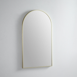 Remer Modern Arch Mirror C25510 x 910 - Brushed Brass