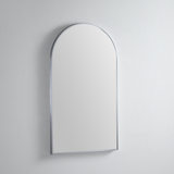 Remer Modern Arch Mirror 510 x 910 - Brushed Nickel