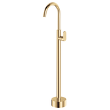 Fienza Empire Slim Floor Mounted Basin/Bath Mixer - Urban Brass Lf