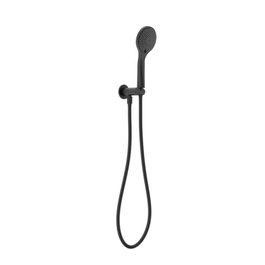 Nero Mecca Shower On Bracket With Air Shower - Matte Black