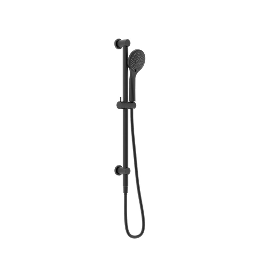 Nero Mecca Rail Shower With Air Shower - Matte Black