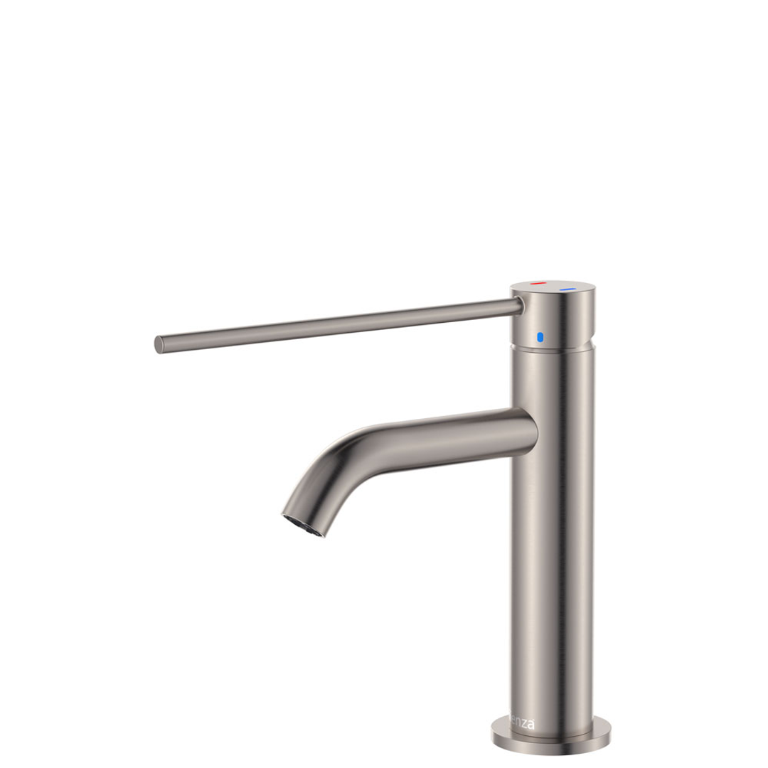 Fienza Kaya Care Basin Mixer - Brushed Nickel Lf Sus304