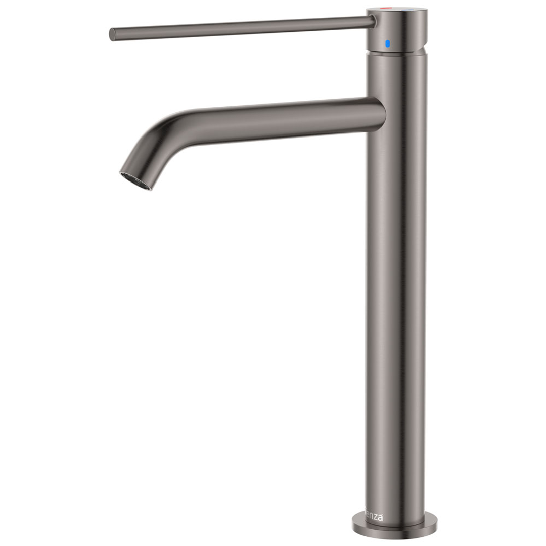 Fienza Kaya Care Tall Basin Mixer - Gunmetal Lf Sus304