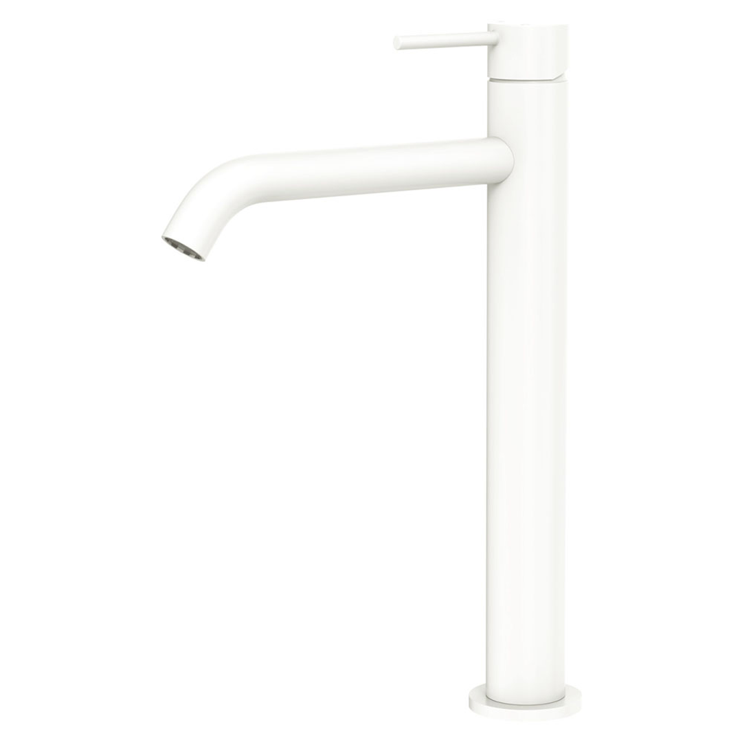 Kaya Tall Basin Fienza Mixer - Matte White