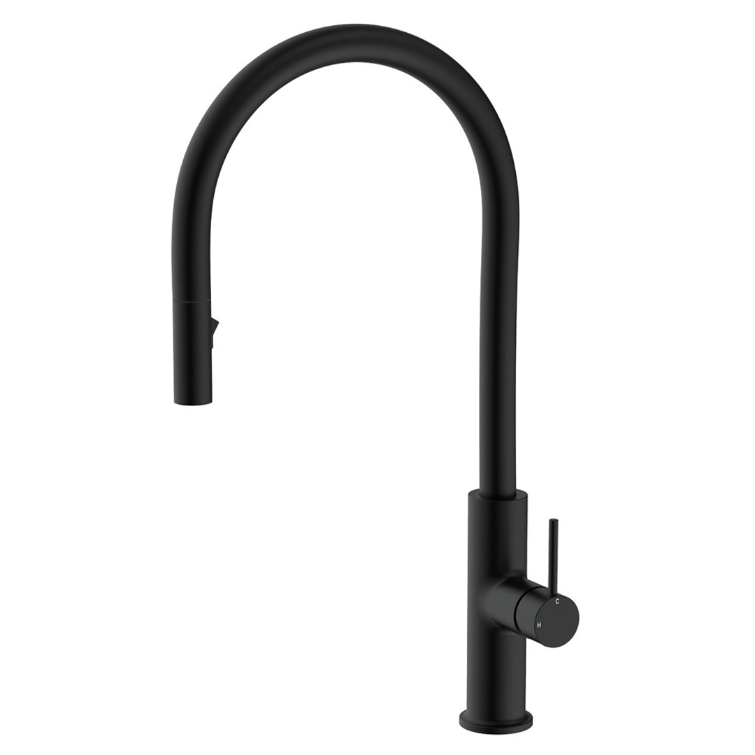 Kaya Pull Out Fienza Sink Mixer- Matte Black