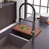 Fienza Kaya Pull Down Sink Mixer - Gunmetal