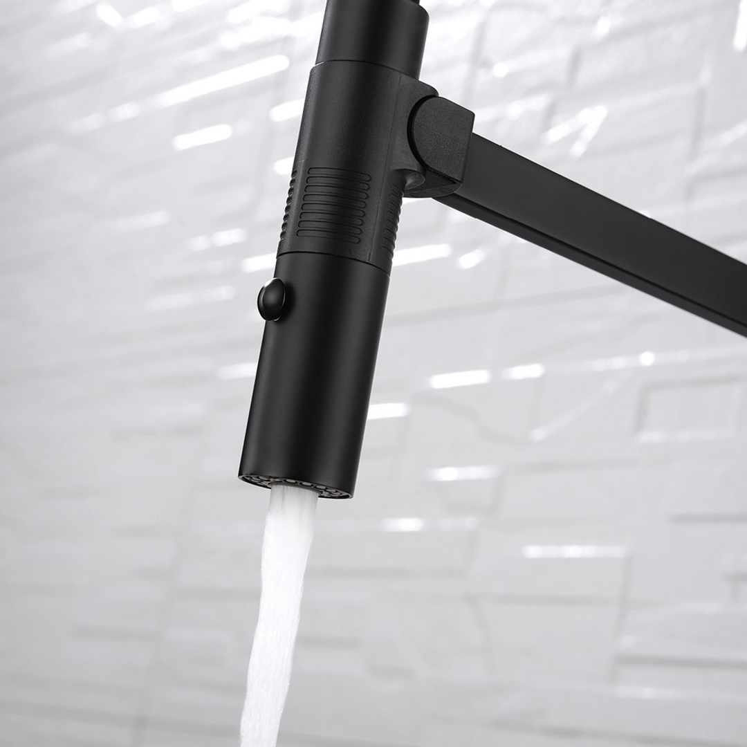 Fienza Kaya Pull Down Kitchen Mixer Tap - Brushed Nickel