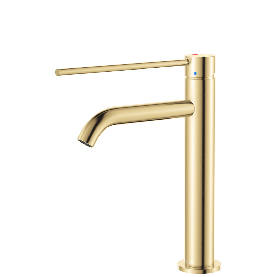 Fienza Kaya Care Medium Basin Mixer - Urban Brass Lf Sus304