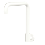 Fienza Kaya Squareline Wall Swivel Outlet Sus304 & Lf Brass - Matte White Lf