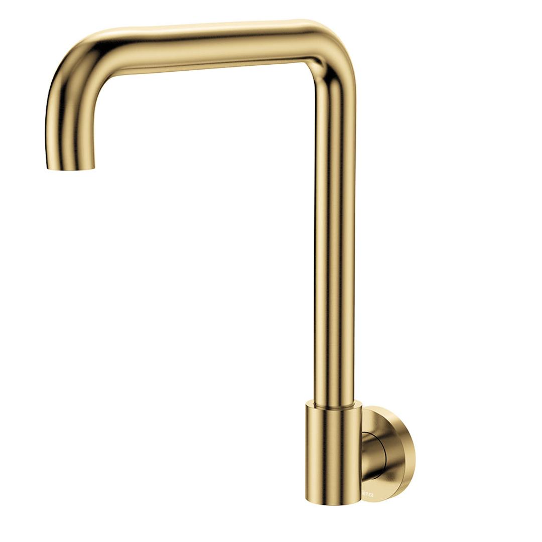 Fienza Kaya Squareline Wall Swivel Outlet Sus304 & Lf Brass - Urban Brass Lf
