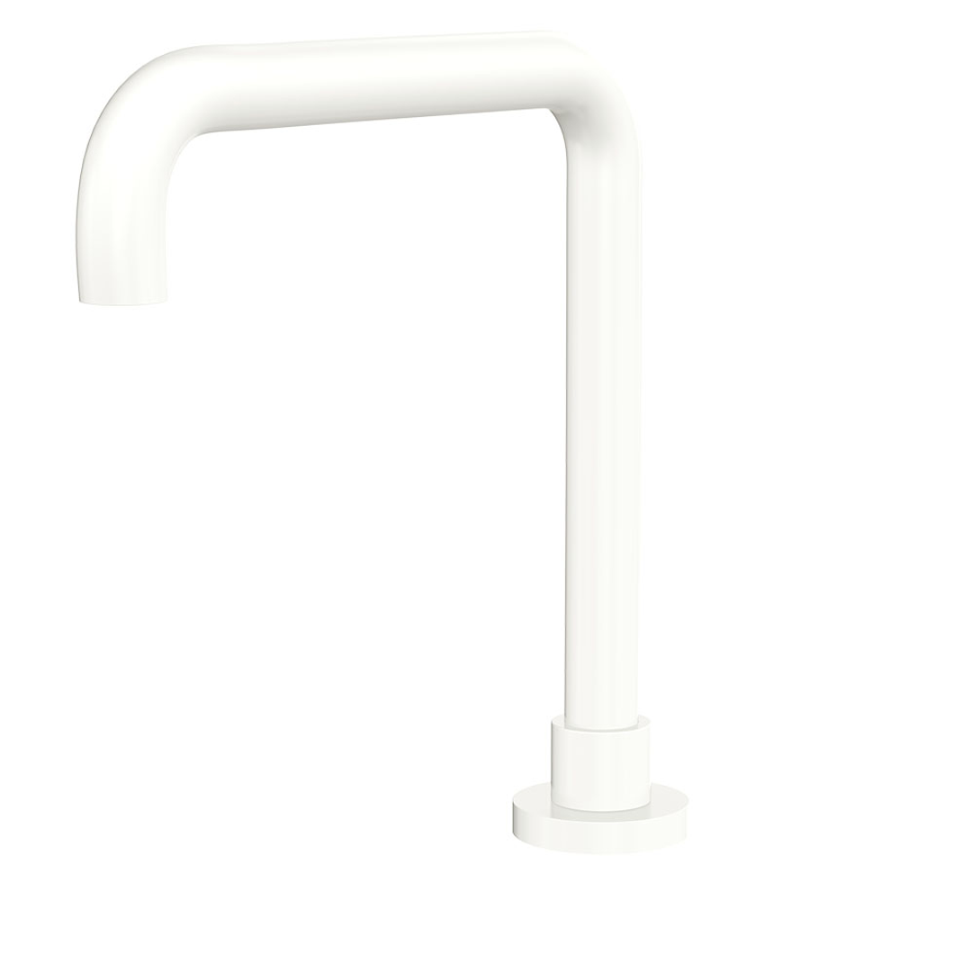Fienza Kaya Squareline Hob Outlet Sus304 & Lf Brass - Matte White Lf