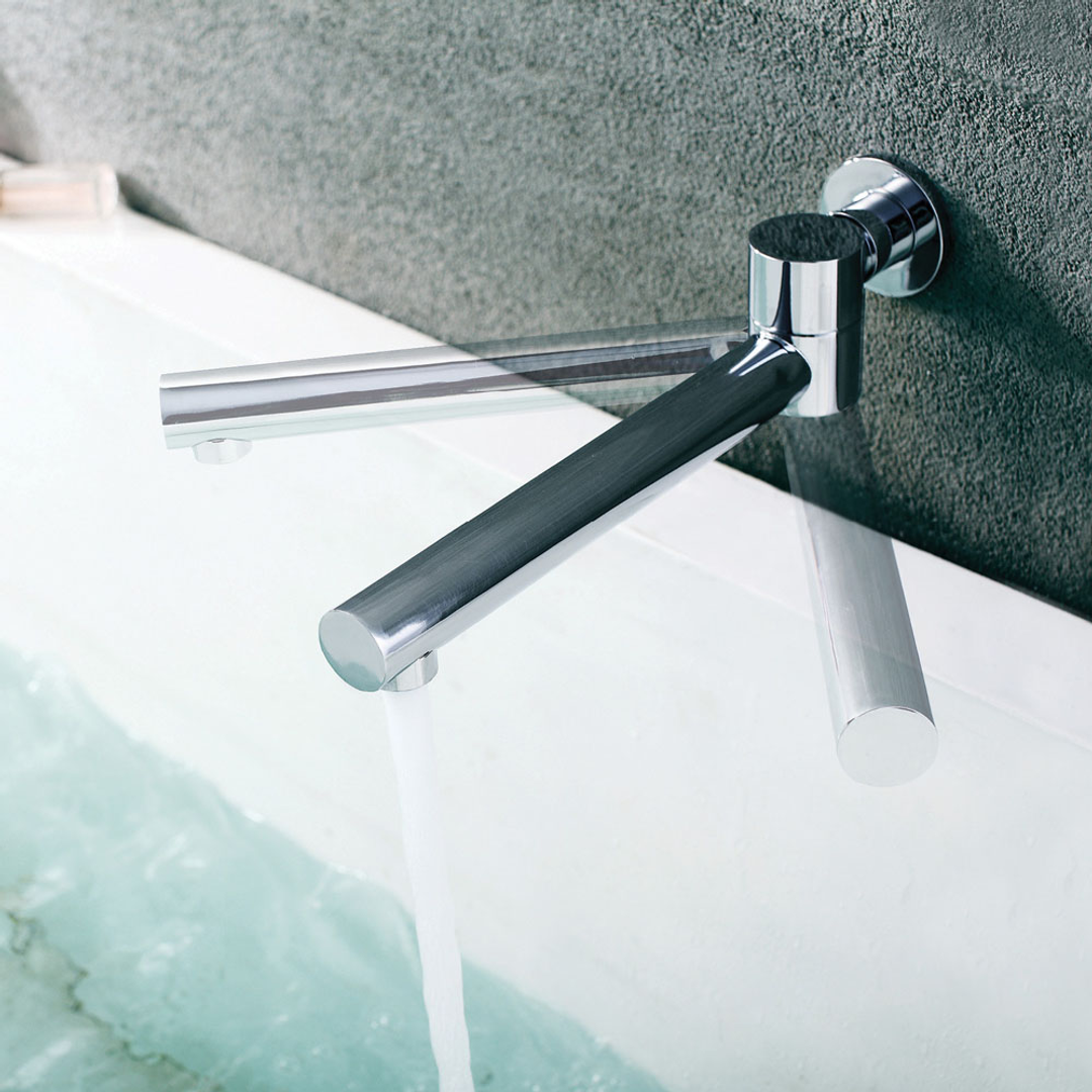 Kaya Swivel Fienza Basin/Bath Outlet Chrome