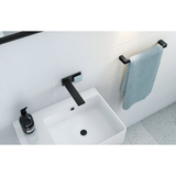 Gloss Hand Phoenix Towel Rail - Matte Black