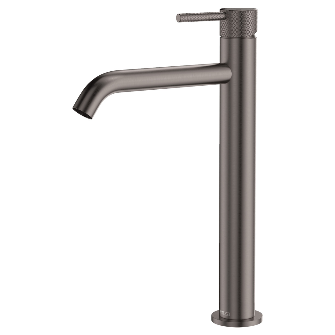 Fienza Axle Tall Basin Mixer - Gun Metal