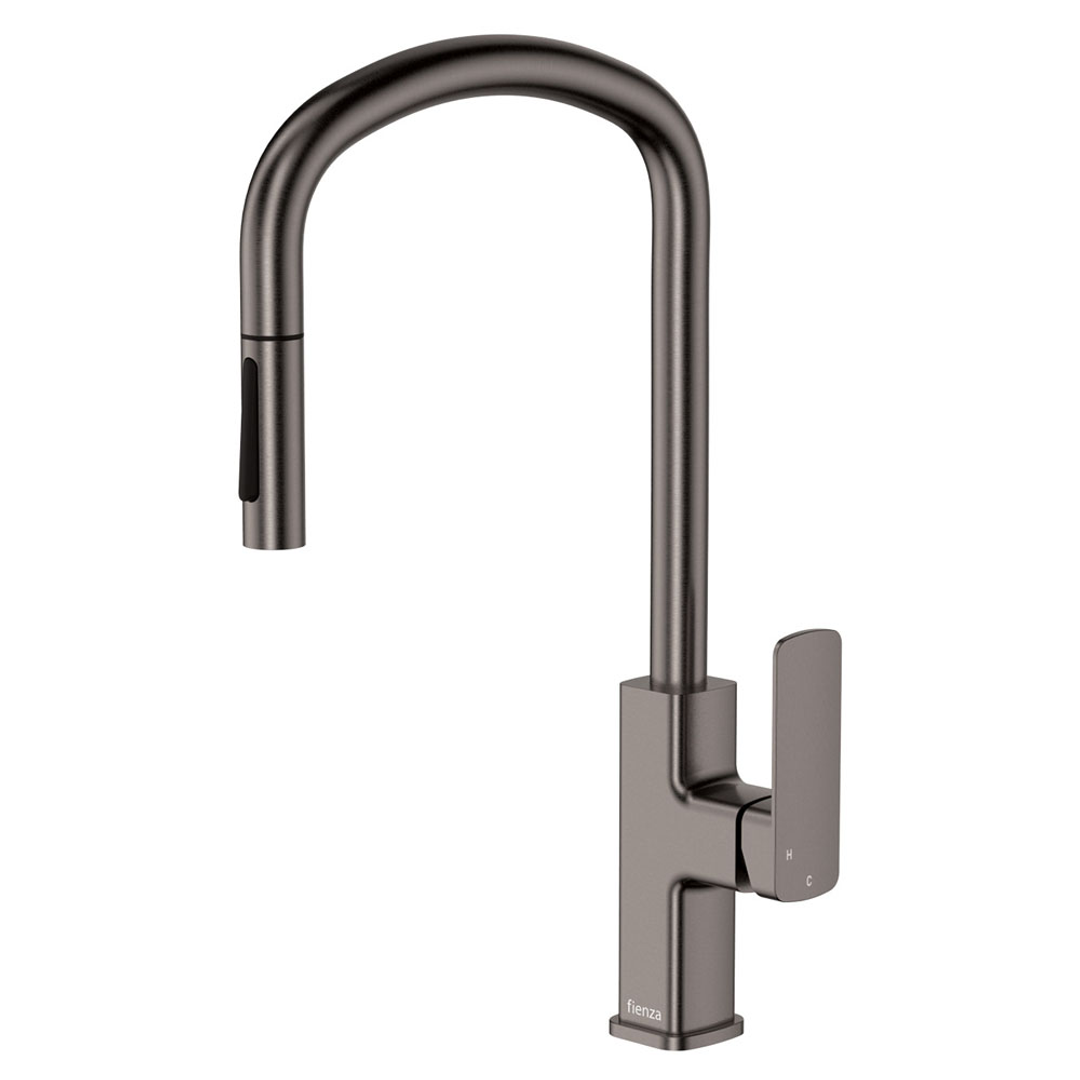Tono Pull Out Sink Fienza Mixer Gun Metal