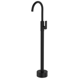 Fienza Tono Floor Mounted Basin/Bath Mixer - Matte Black Lf