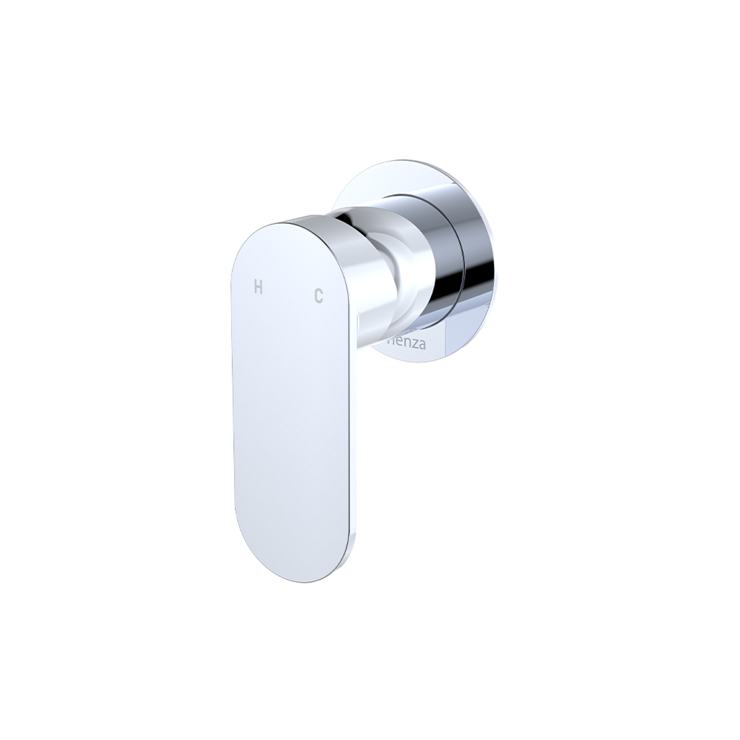 Fienza Empire Slim Wall Mixer Round Plate - Chrome Lf