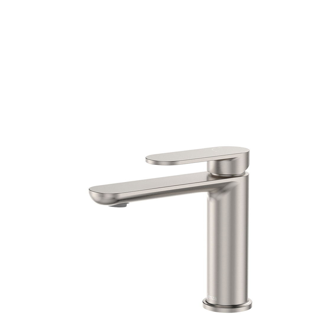 Fienza Empire Slim Basin Mixer Cold Start - Brushed Nickel Lf