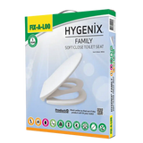 Hygenix Family Soft Close Fix-A-Loo Toilet Seat (245489)