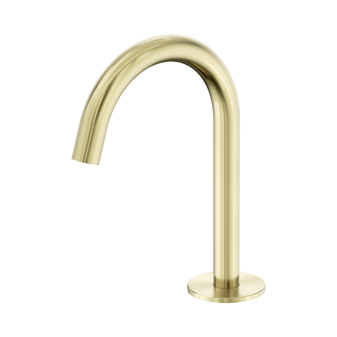 Serenity Basin Arc Nero Spout - Brushed Gold