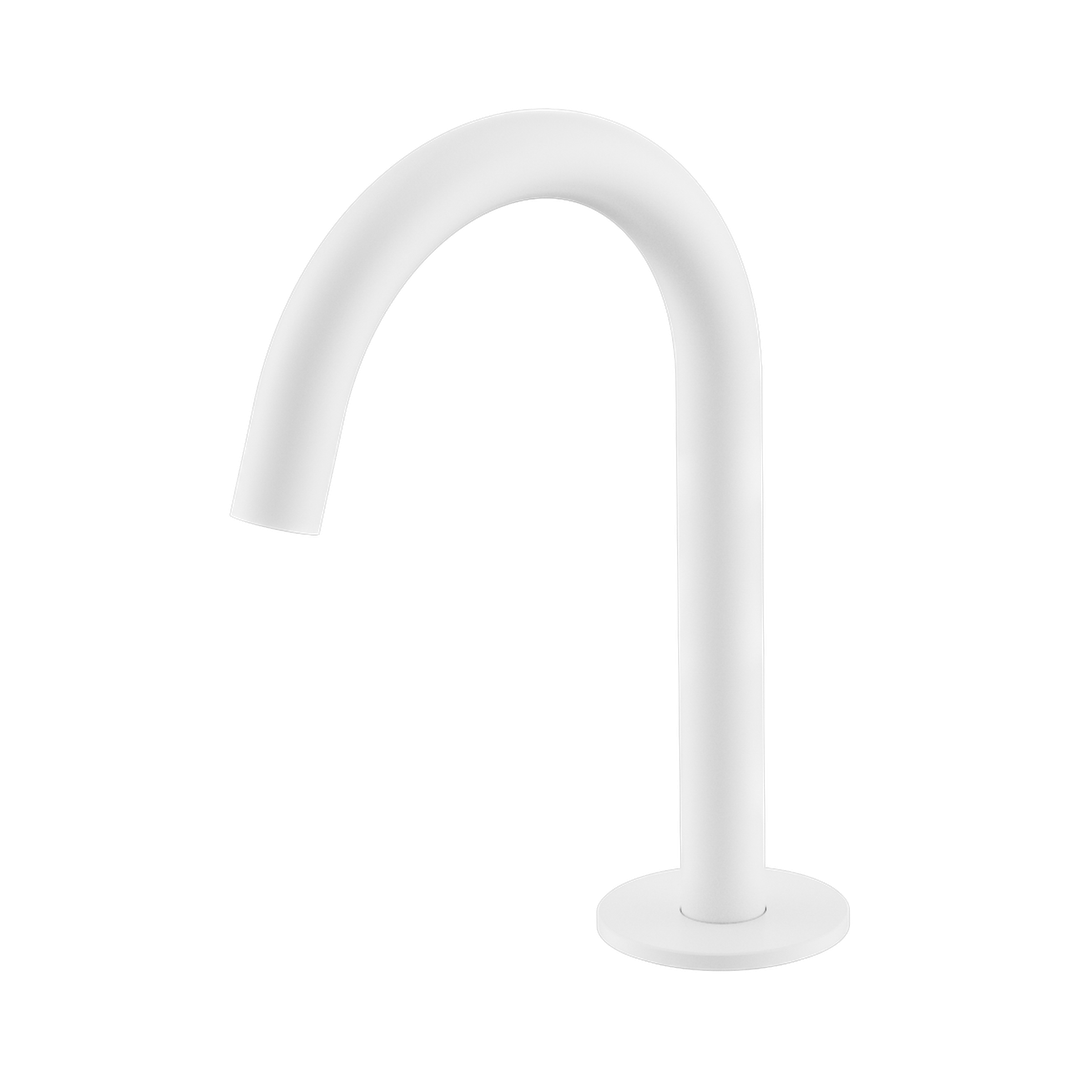 Nero Serenity Basin Arc Spout - Matte White