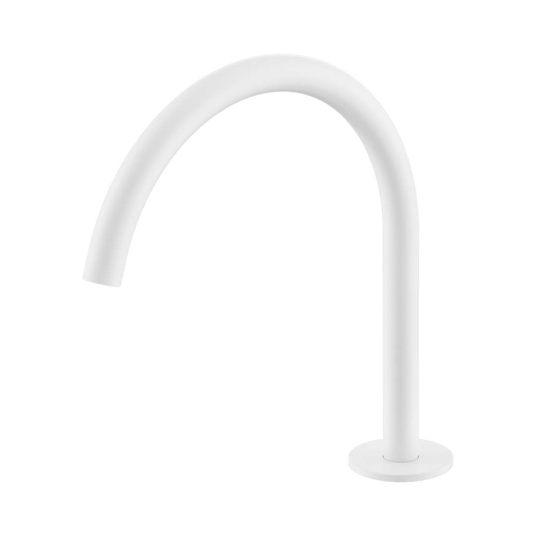 Nero Serenity Bath/Kitchen Arc Spout - Matte White