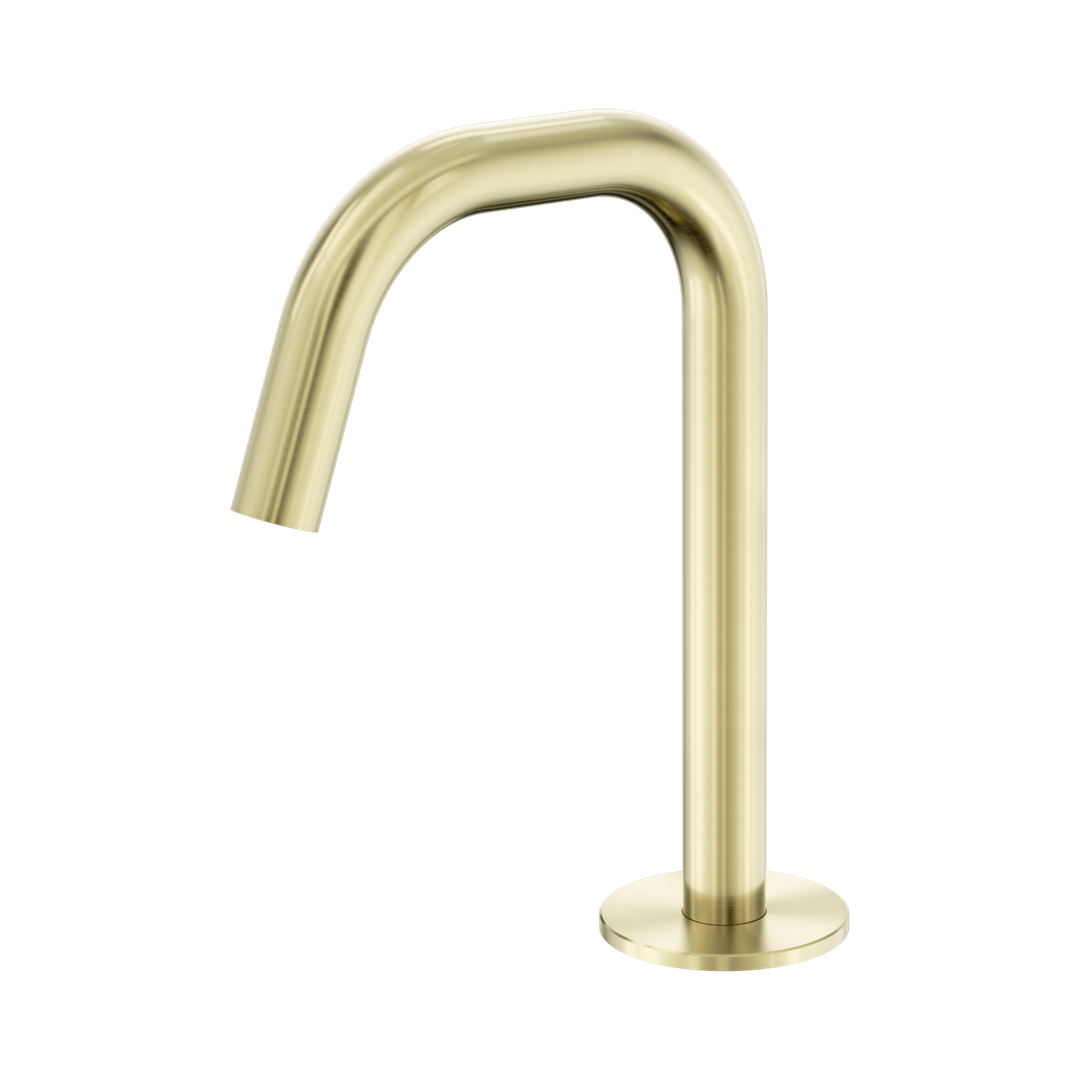 Serenity Basin Edge Nero Spout - Brushed Gold