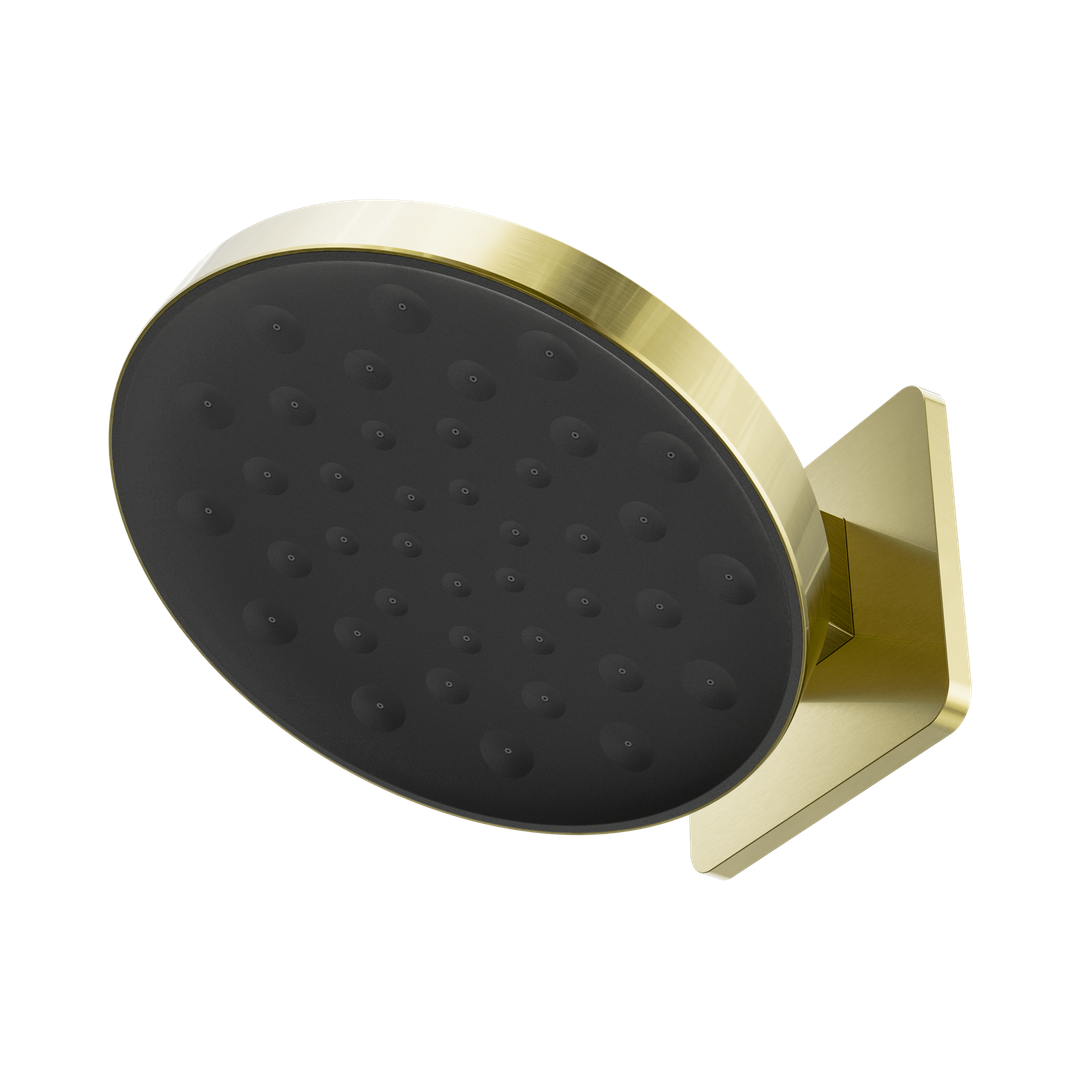 Serenity Wall Nero Shower Head - Brushed Gold