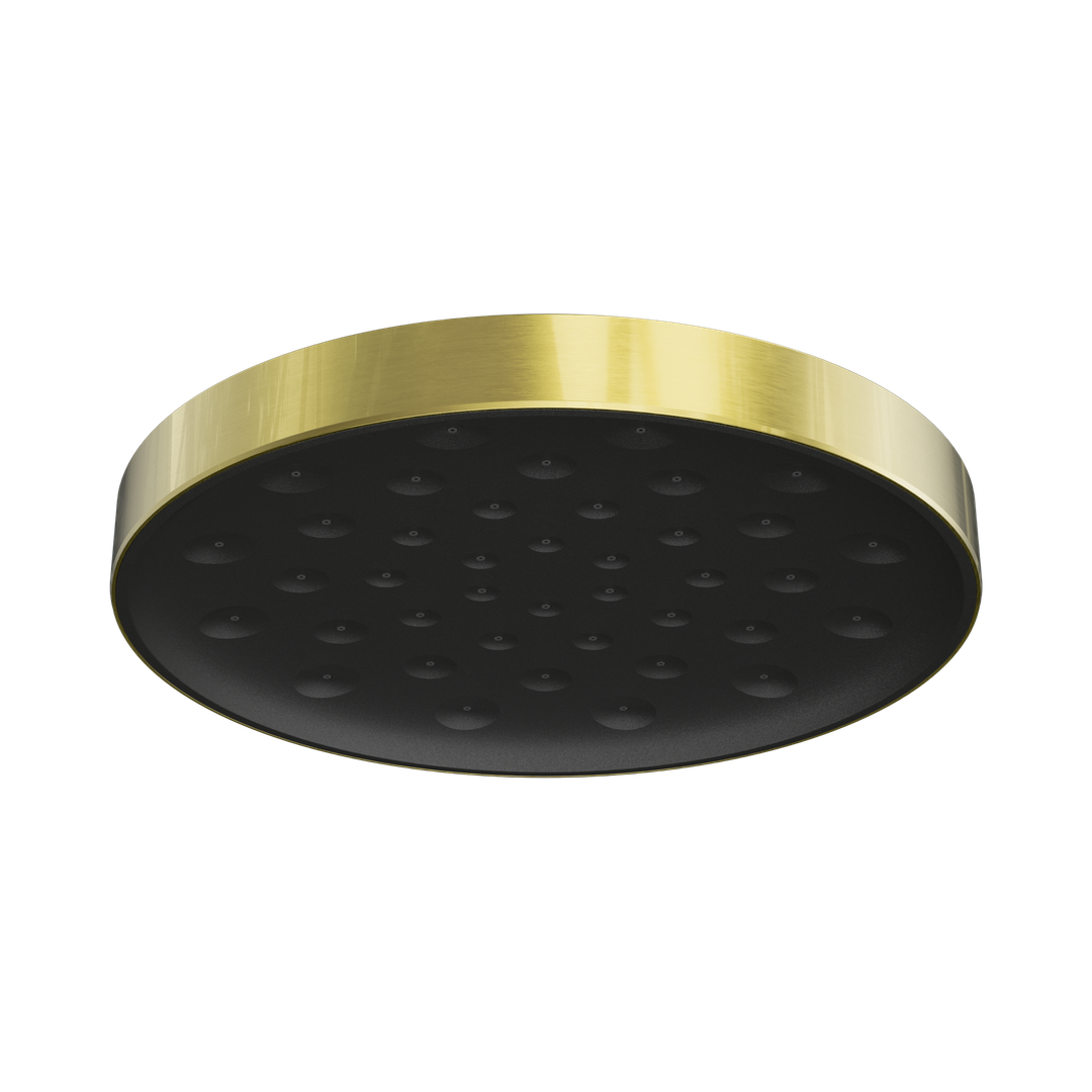Serenity Wall Nero Shower Head - Brushed Gold