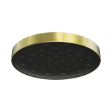 Serenity Wall Nero Shower Head - Brushed Gold