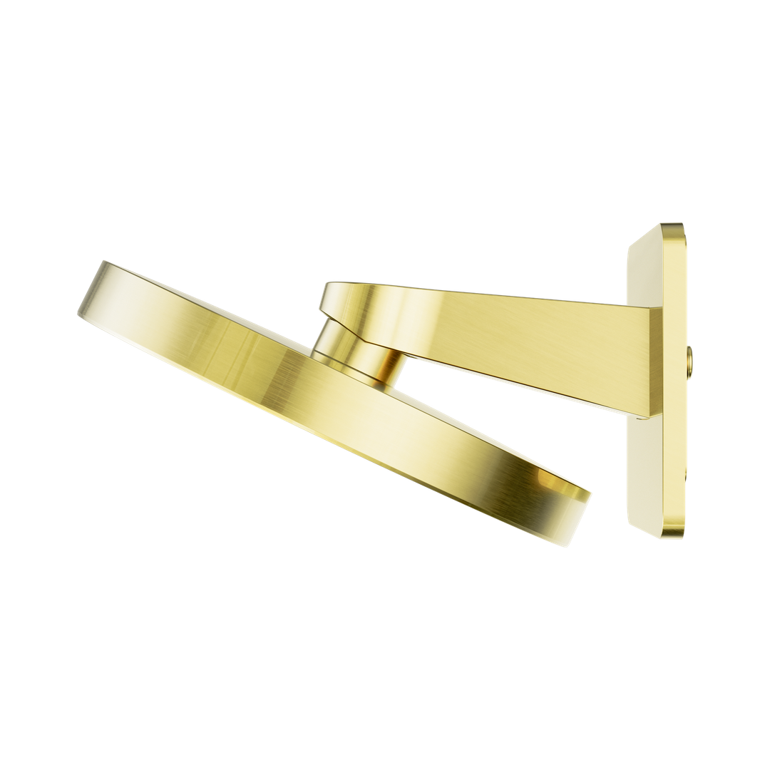 Serenity Wall Nero Shower Head - Brushed Gold