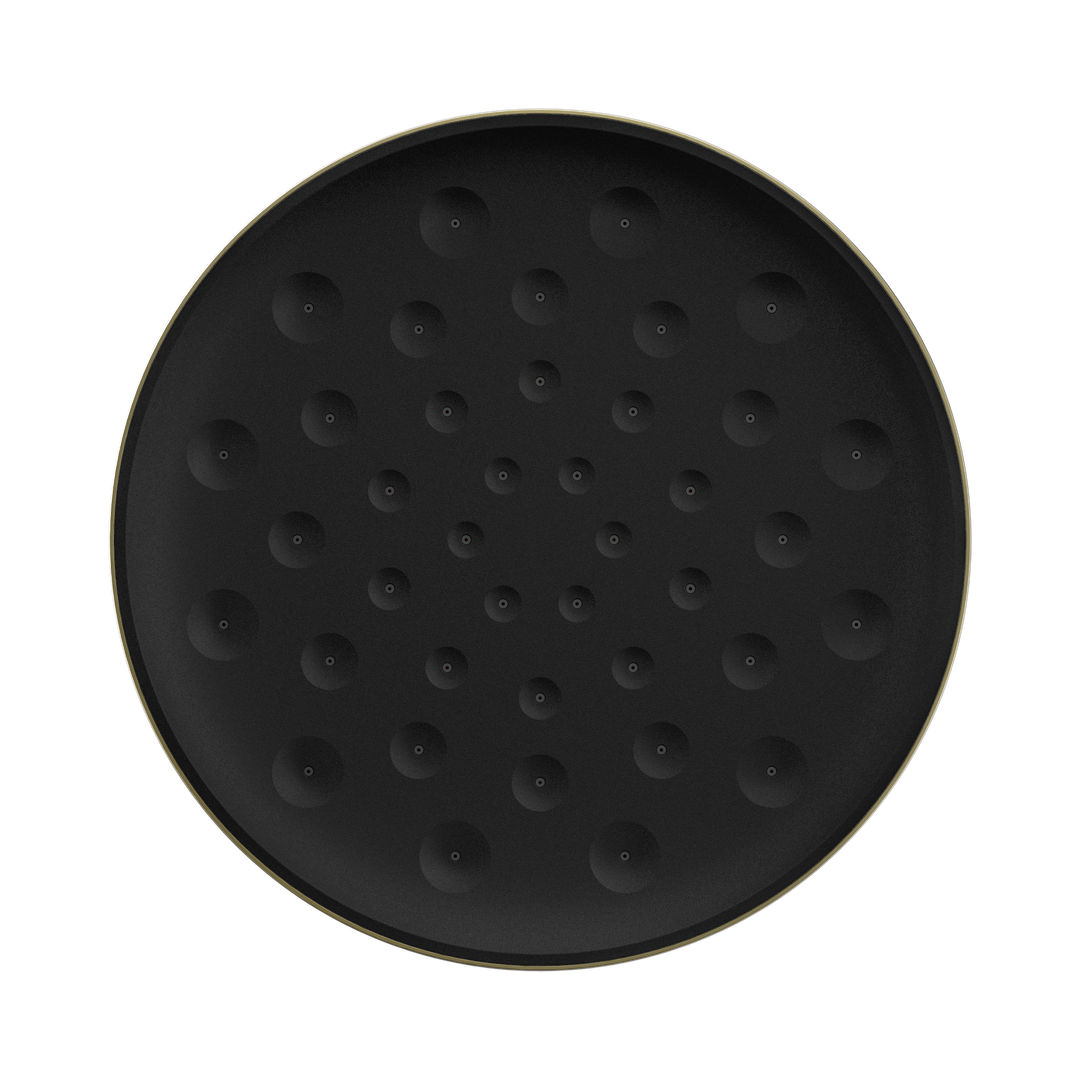 Serenity Nero Shower Head - Brushed Gold